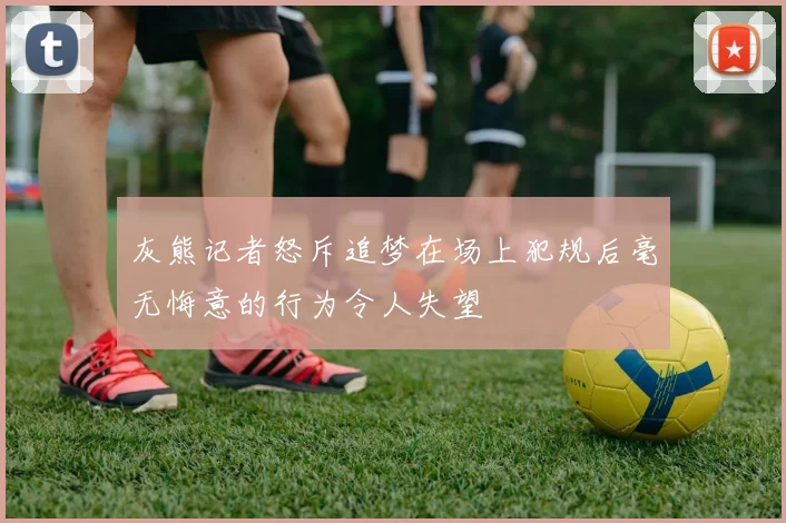 灰熊记者怒斥追梦在场上犯规后毫无悔意的行为令人失望